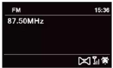TECHNISAT DigitRadio 580 - Sezione della modalità FM - 1