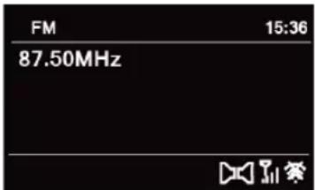 TECHNISAT DigitRadio 580 - Sélection du mode FM - 1