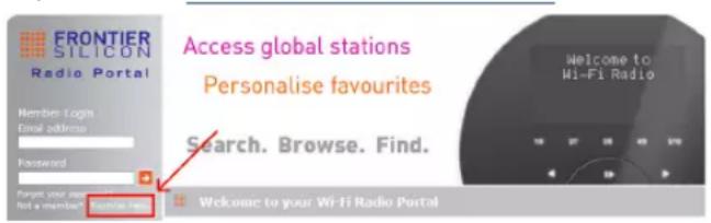 TECHNISAT DigitRadio 580 - Adding stations via the website - 1