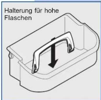 Halterung für hohe Flaschen