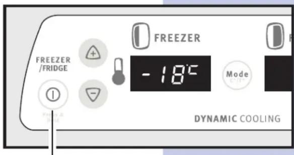 FREEZER -FRIDGE -18°C Mode DYNAMIC COOLING