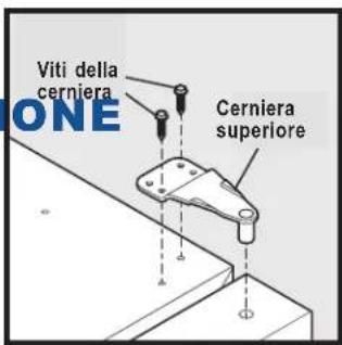 Viti della cerniera ONE Cerniera superiore