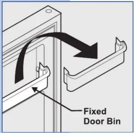 Fixed Door Bin