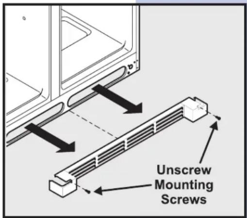 Unscrew Mounting Screws