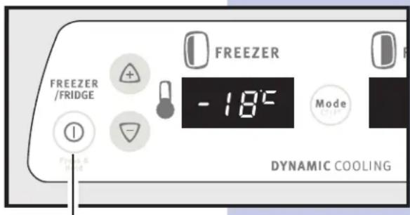 FREEZER /FRIDGE - 18°C Mode DYNAMIC COOLING