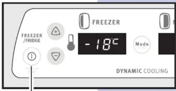 FREEZER /FRIDGE - 18°C Mode Dynamic COOLING