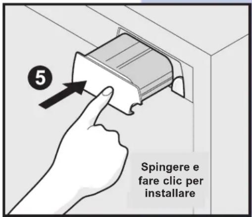 5 Spingere e fare clic per installare