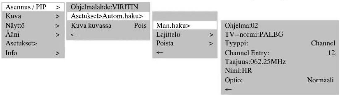 MEDION MD42598 - MANUALINEN OHJELMAHAKU - 1