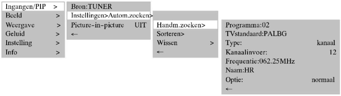 MEDION MD42598 - HANDMATIG PROGRAMMA'S ZOEKEN - 1