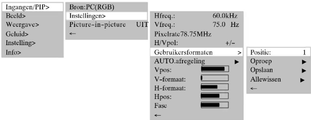 MEDION MD42598 - GEBRUIKERSFORMATEN INSTELLEN - 1
