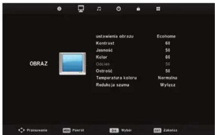 BLAUPUNKT B32A147TCHDP - Menu obrazu - 1