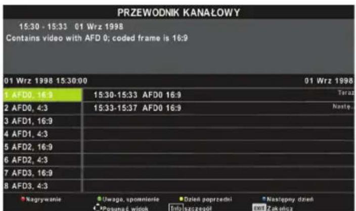 BLAUPUNKT B32A147TCHDP - Siedmiodniowy program tv - 1