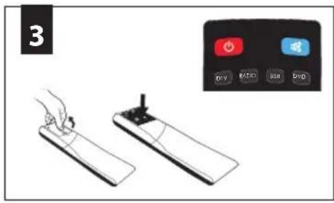 BLAUPUNKT B32A147TCHDP - Montagem da TV na parede - 4