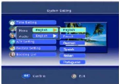 XORO HTC 1925D - Menu - 1
