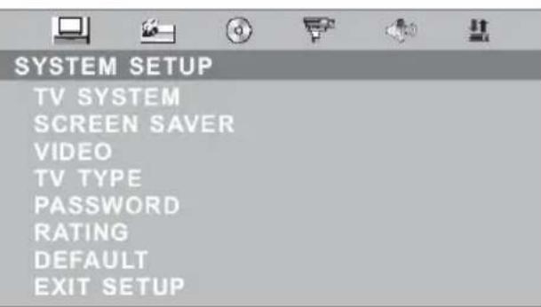 XORO HTC 1925D - Systemeinstellungen (SYSTEM SETUP) - 1