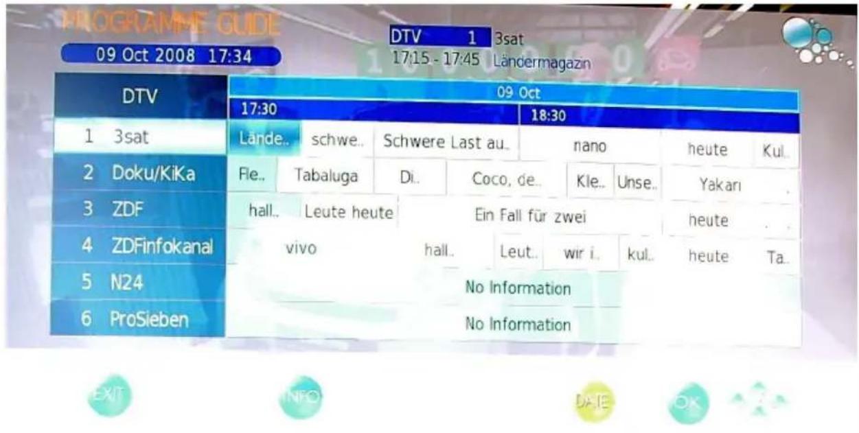 XORO HTC 1926D - Guia de programas Electronica (EPG) - 1