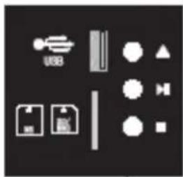 XORO HTC 1926D - Buttons on the right side - 1