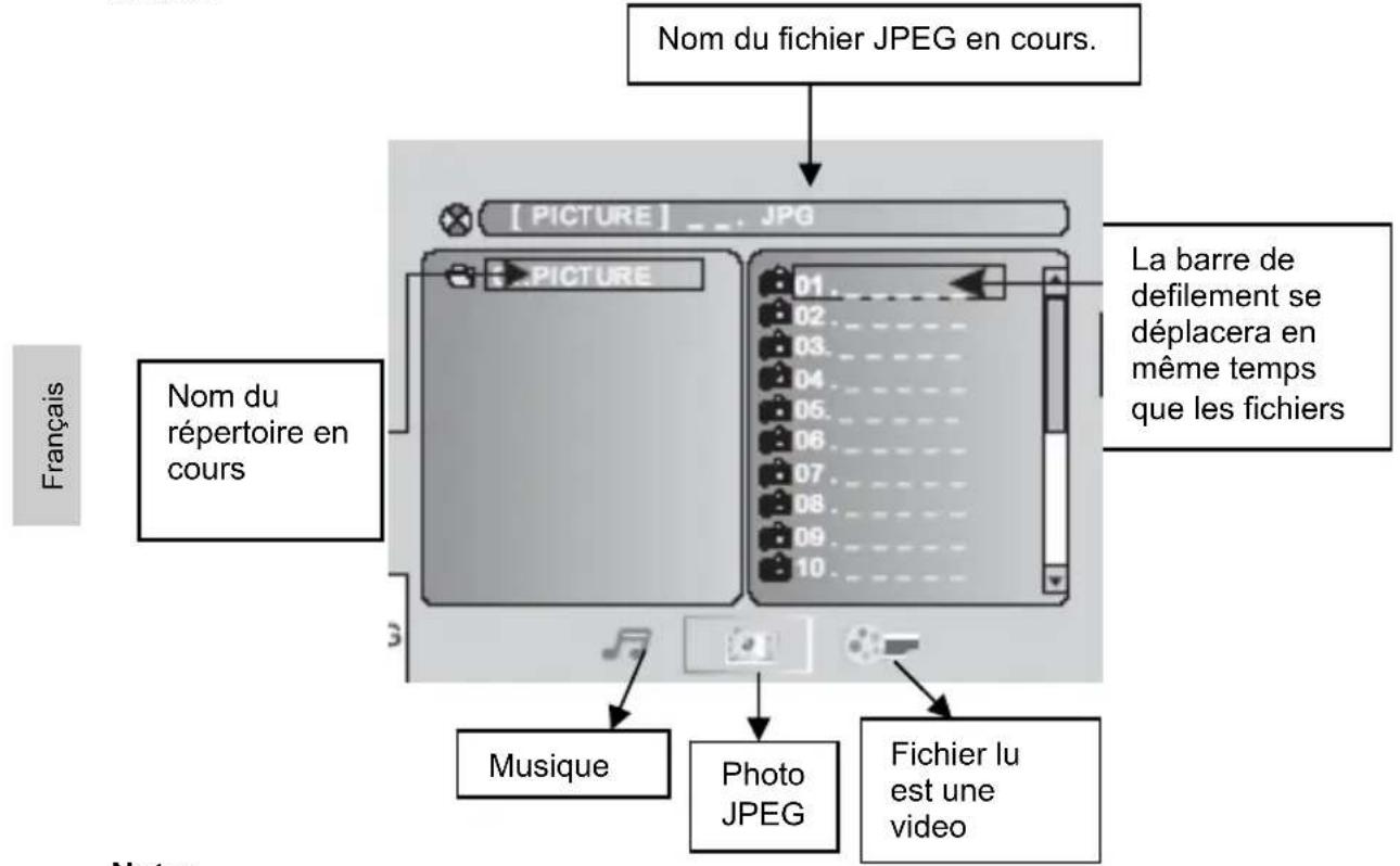 XORO HTC 1926D - Mémoires de données avec des fichiers musique, JPEG ou video - 1