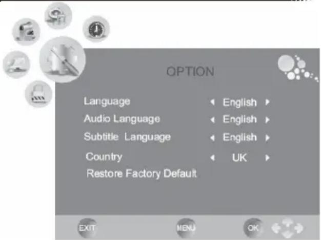 XORO HTC 1926D - Idiomade Audio (Audio Language) - 1