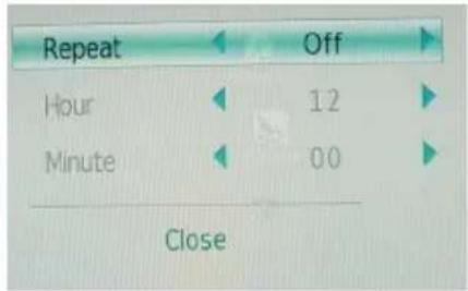 XORO HTC 1926D - Off Time of the HTC TV set - 1