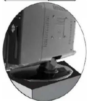 XORO HTC 1926D - Montaje del soporte - 4
