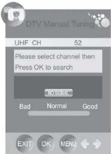 XORO HTC 1926D - Recherche manuelle DTV - 3