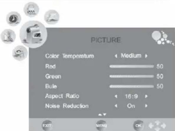 XORO HTC 1926D - Colour Temperature (Temnepamypa ueemHocmu) - 1