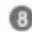 XORO HTC 1926D - Numeric Buttons - 8