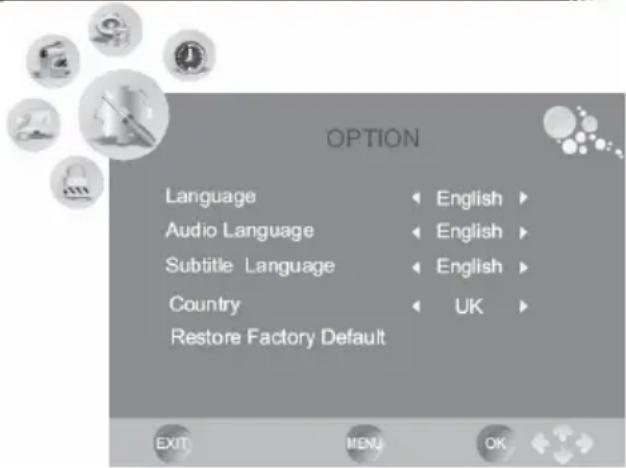 XORO HTC 1926D - Audiosprache (Audio Language) - 1