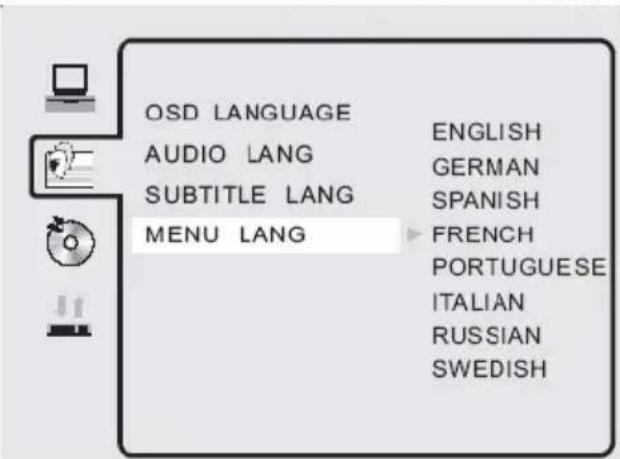 XORO HTC 1926D - Language Setup - 1
