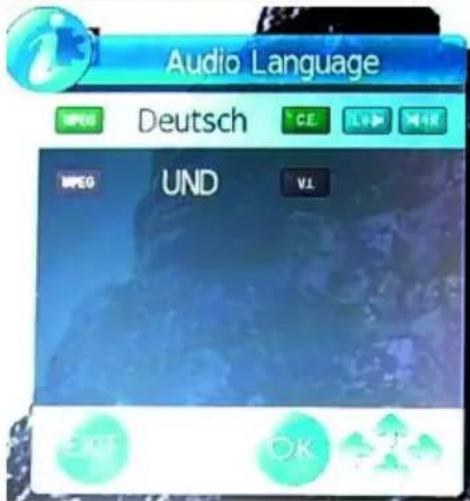 XORO HTC 1926D - Langue audio - 1