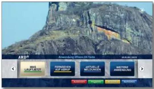 LOEWE Xelos 40 MEDIA - Appeler une application HbbTV - 2