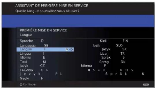 LOEWE Xelos 40 MEDIA - Exécution de l'assistant de première mise en service - 1