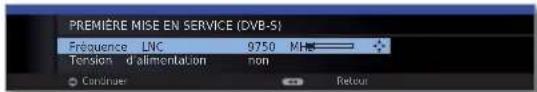LOEWE Xelos 40 MEDIA - Possibilités de réglages pour le système satellite (autre système commun) : - 5