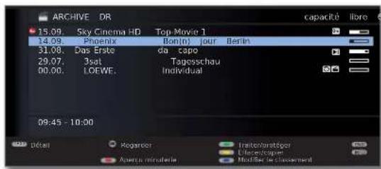 LOEWE Xelos 40 MEDIA - Enregistrement d'archive – Enregistrement par minuterie - 2