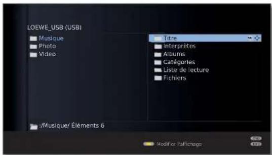 LOEWE Xelos 40 MEDIA - Navigation globale dans l'aperçu des médias - 4