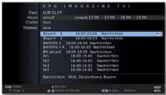 LOEWE Xelos 40 MEDIA - Démarrer et terminer EPG - 2