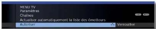 LOEWE Xelos 32 MEDIA - Autoriser/bloquer l'actualisation - 2