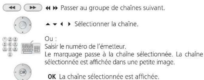 LOEWE Xelos 32 MEDIA - Sélectionner une chaîne via la liste des chaînes - 2