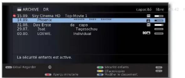 LOEWE Xelos 32 MEDIA - Regarder un film verrouillé - 2