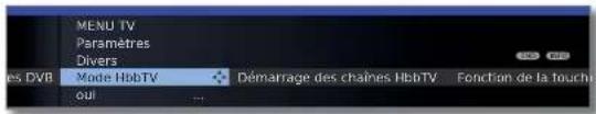 LOEWE Xelos 32 MEDIA - Mode hbbtv activé/désactivé - 3