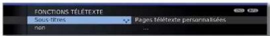LOEWE Xelos 32 MEDIA - Sous-titres pour les chaînes analogiques : - 1