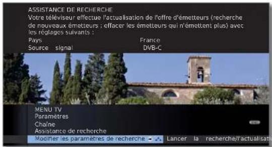 LOEWE Xelos 32 MEDIA - MENU: ouvrir le MENU TV. - 1