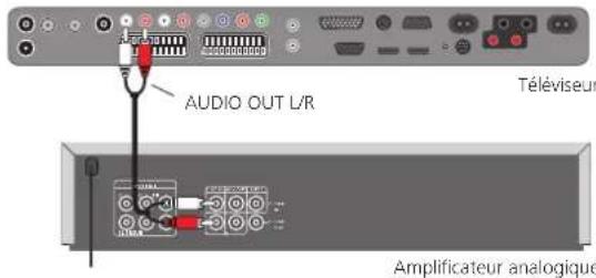 LOEWE Individual 46 - Raccorder l'amplificateur audio analogique - 1