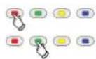 LOEWE Individual 46 - Fonction des touches de couleur en mode TV - 1