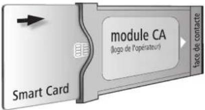 LOEWE Individual 46 - Insérer la Smart Card dans le module CA - 1