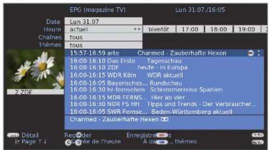 LOEWE Individual 46 - Programmer des enregistrements avec minuterie via EPG - 1