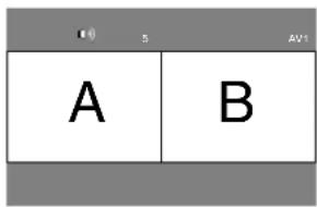YAMAHA PDM4220 - Activating the 12 pictures mode from the TV screen - 1