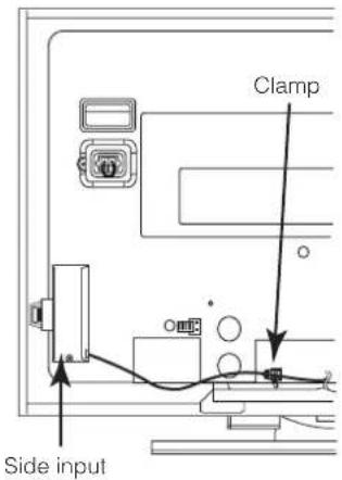 YAMAHA PDM4220 - Mount the side input into the securing holder. - 1