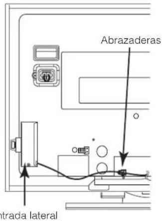 YAMAHA PDM4220 - Instale la entrada lateral en el soporte de sujeción. - 1